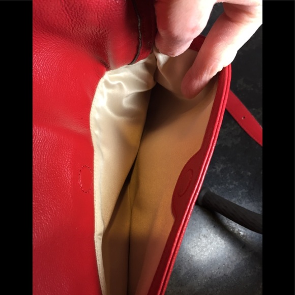 Red Coach Taylor Smooth Flap shoulder bag - Picture 4 of 8